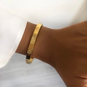18k gold plated Cartier imitation